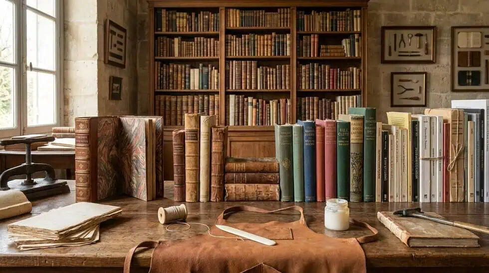 Bokbindningens värld: termer och historik