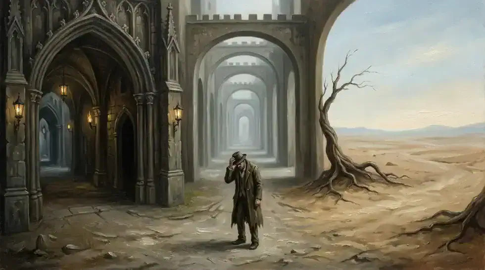 Existensens kärna: Frihetens smärta och det absurdas byggstenar
hos Dostojevskij, Kafka och Sartre