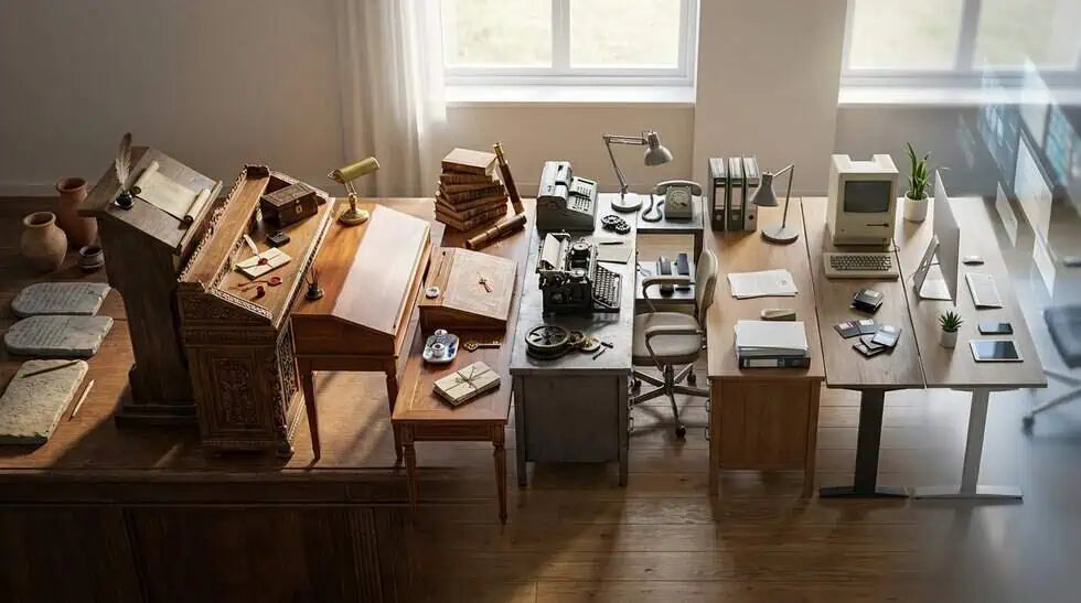 Skrivbordets idéhistoria: Från sakralt fundament till kognitivt arbetsredskap