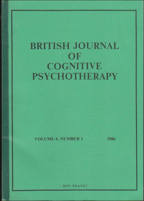 Dryden, Windy ; Trower, Peter (red.) : British Journal of Cognitive Psychotherapy
