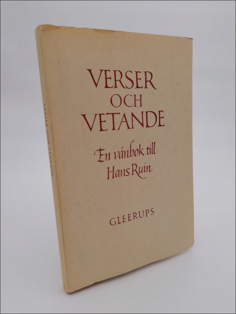 Verser och vetande