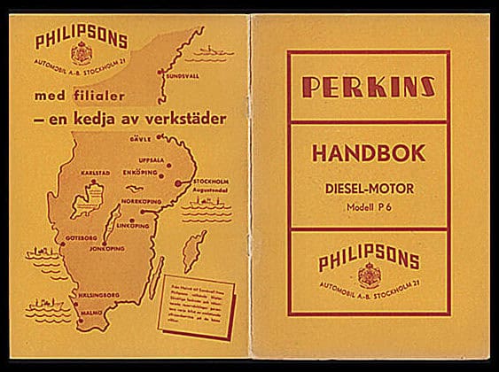 Handbok för Perkins dieselmotor Modell P6