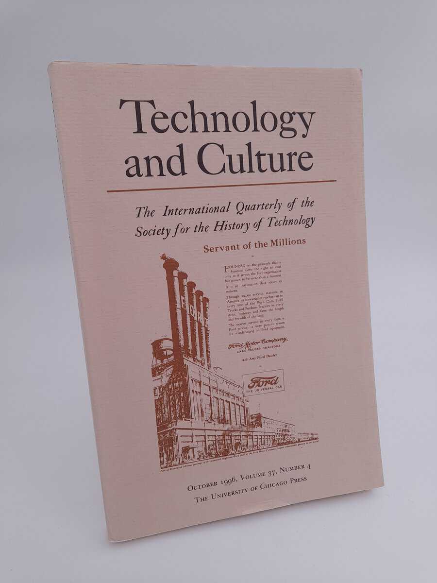 Technology and culture : 1996/4
