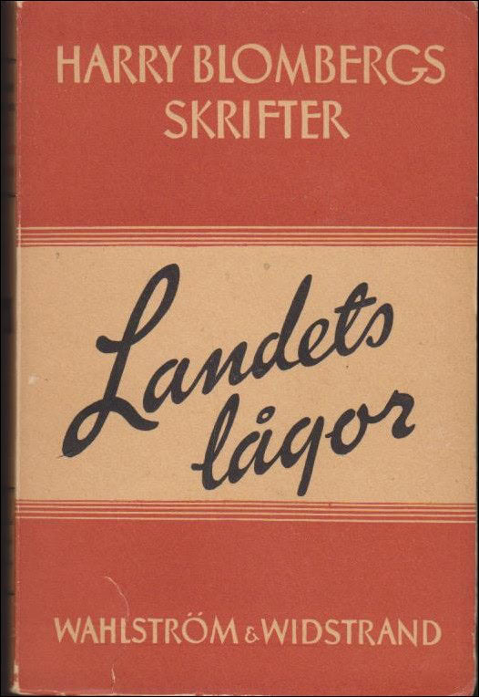 Harry Blomberg : Landets lågor