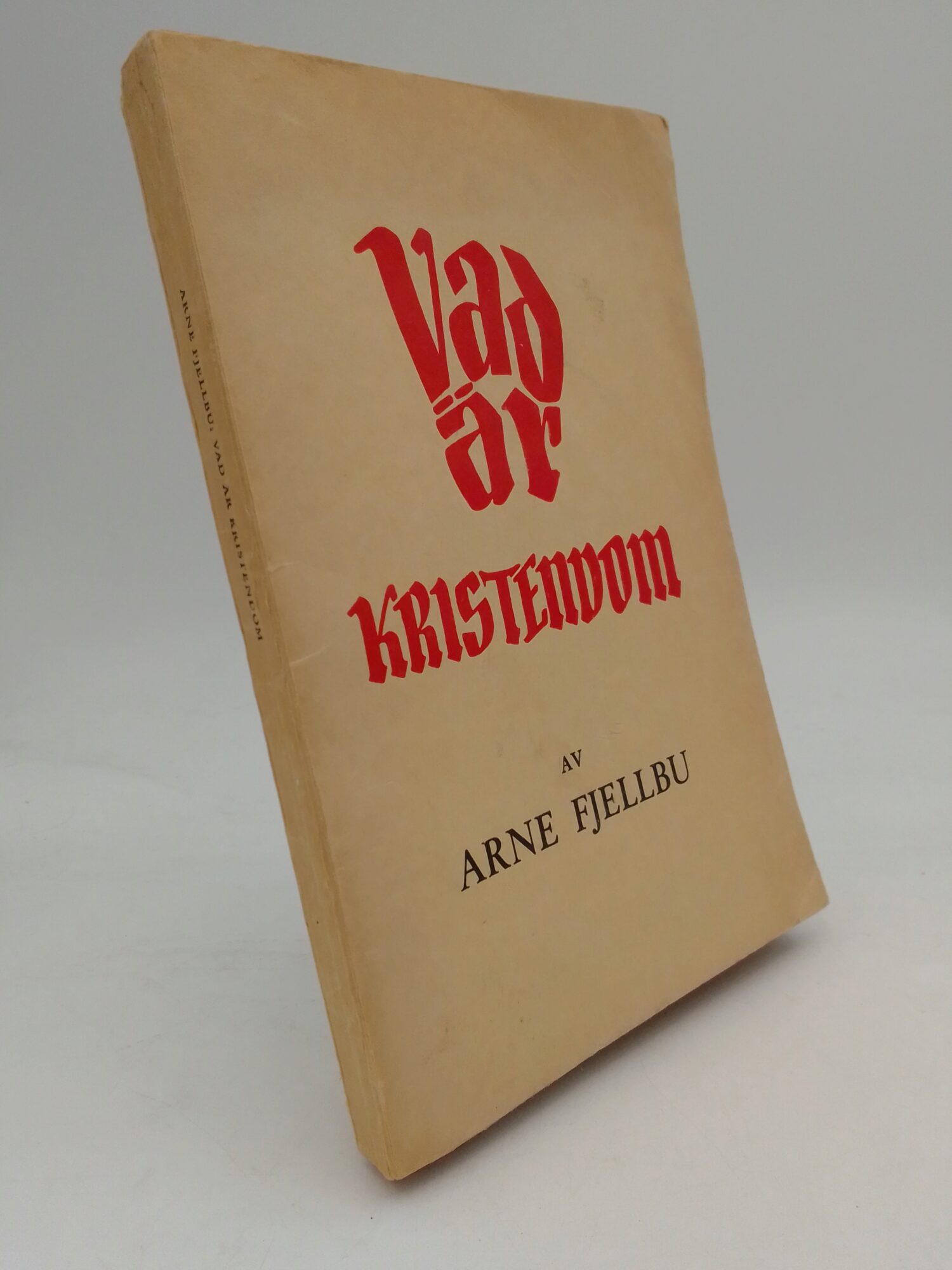 Arne Fjellbu : Vad är kristendom?