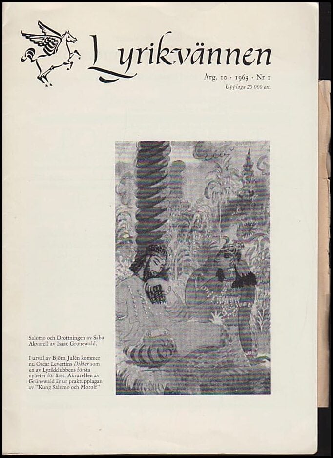 Lyrikvännen : 1963 / 1