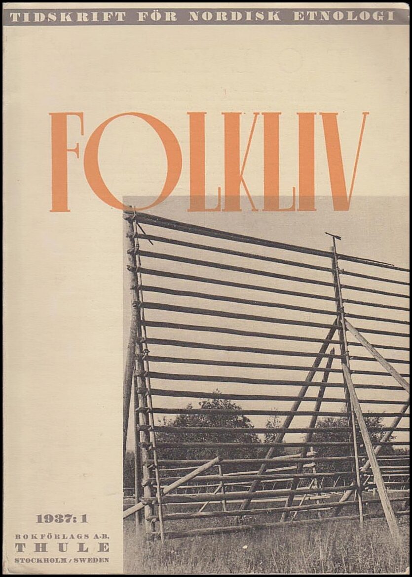 Folkliv : 1937 / 1