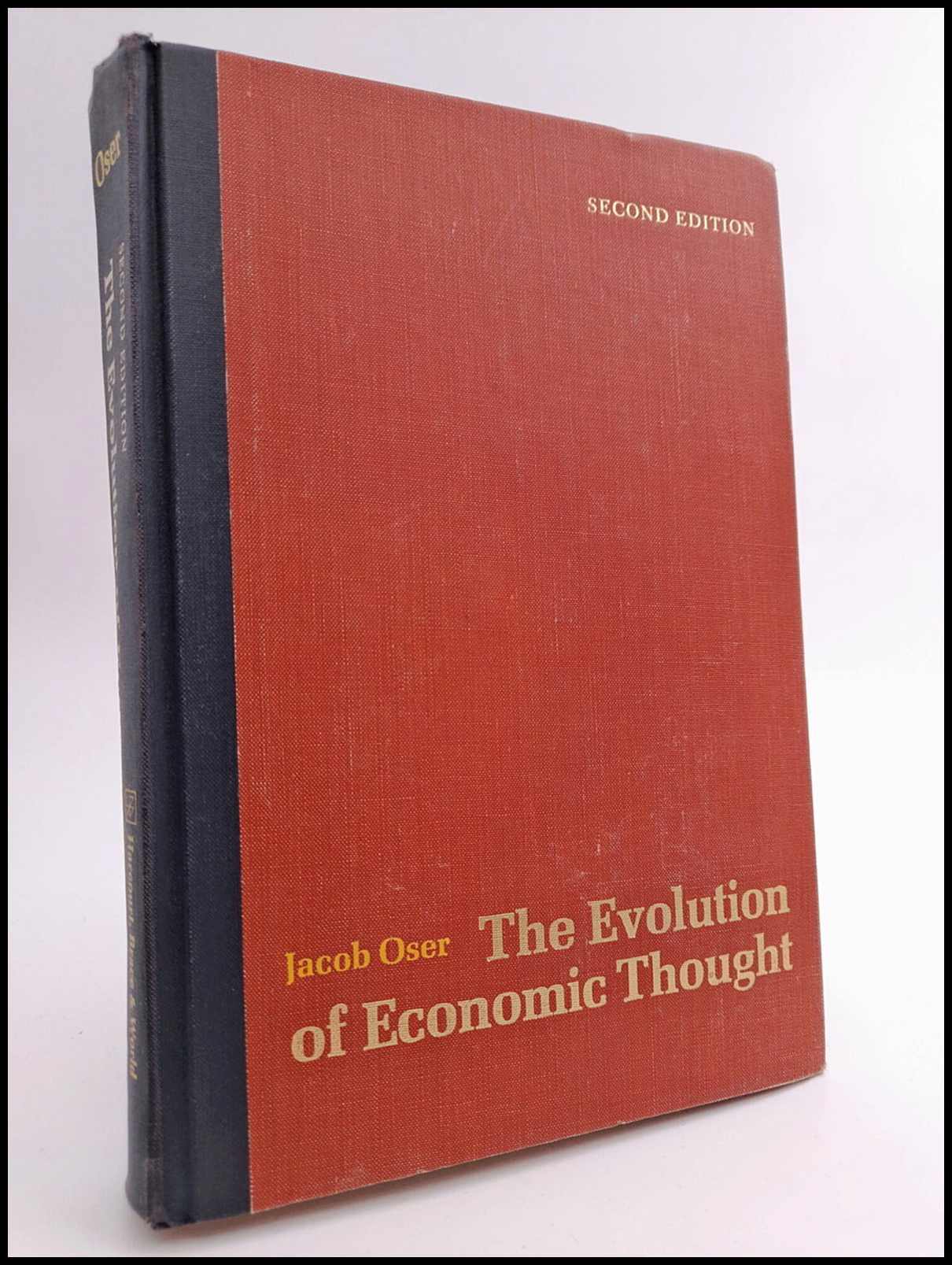 Jacob Oser : The evolution of economic thought