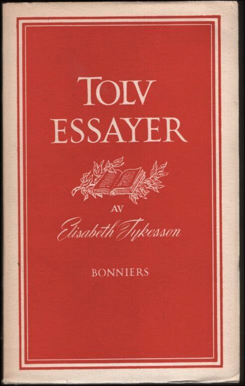 Elisabeth Tykesson : Tolv essayer