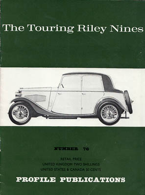 George A Oliver : The Touring Riley Nines