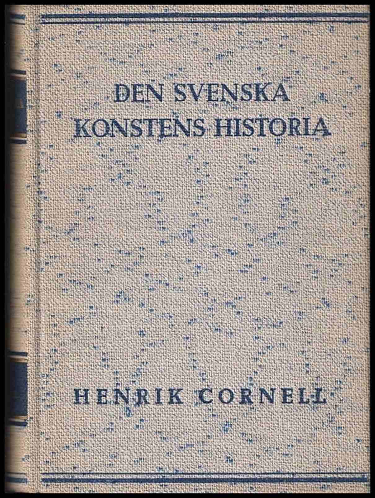 Henrik Cornell : Den svenska konstens historia