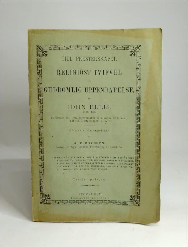 John Ellis : Till presterskapet