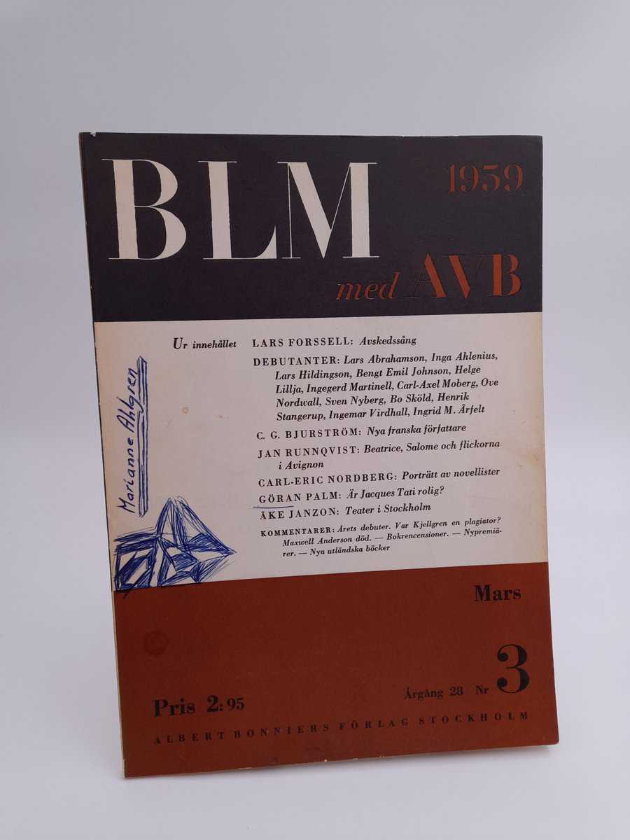 Bonniers litterära magasin : 1959/3