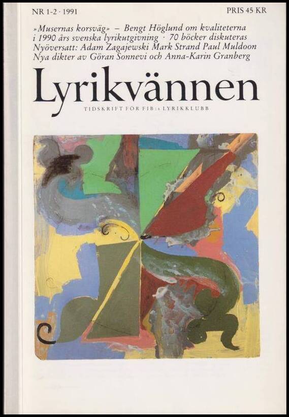 Lyrikvännen : 1991 / 1-2