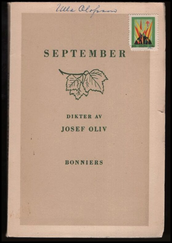 Josef Oliv : September