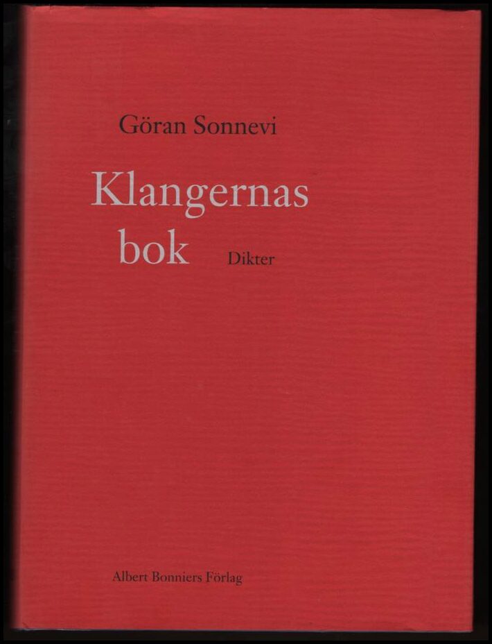 Göran Sonnevi : Klangernas bok