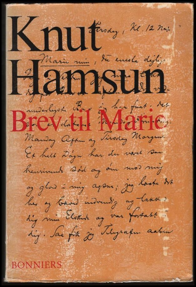 Knut Hamsun : Brev till Marie