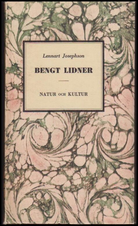 Lennart Josephson : Bengt Lidner