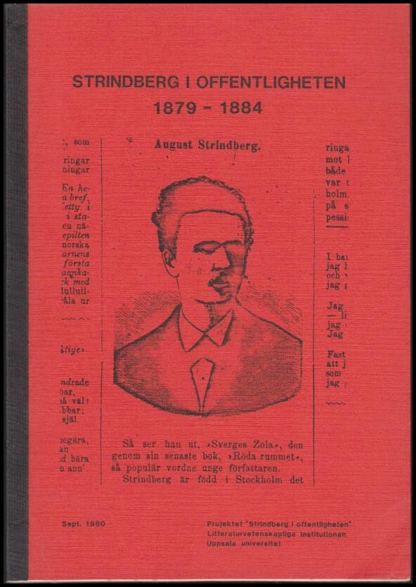 Gunnar Brandell : Strindberg i offentligheten 1879-1884