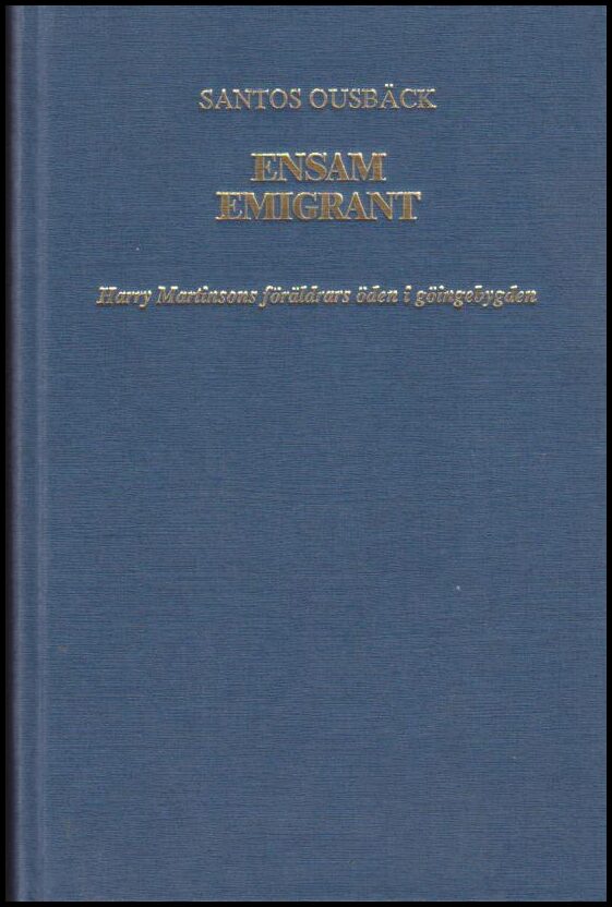 Santos Ousbäck : Ensam emigrant