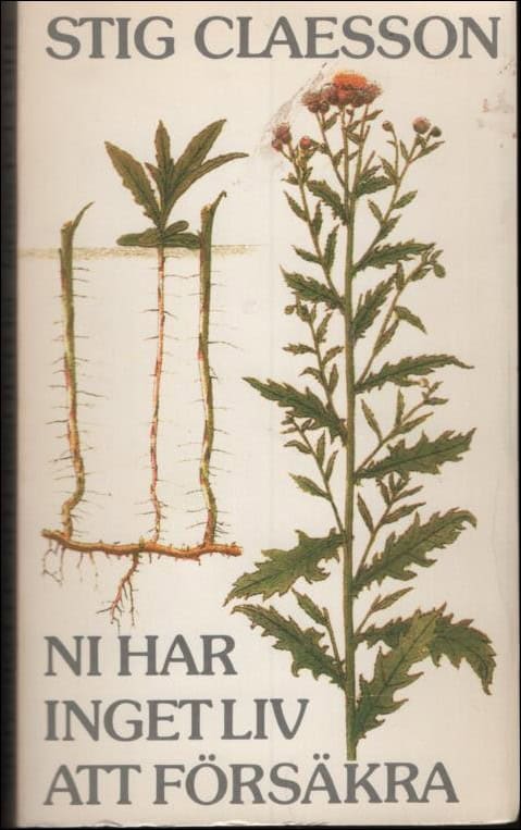 Stig Claesson : Ni har inget liv att försäkra