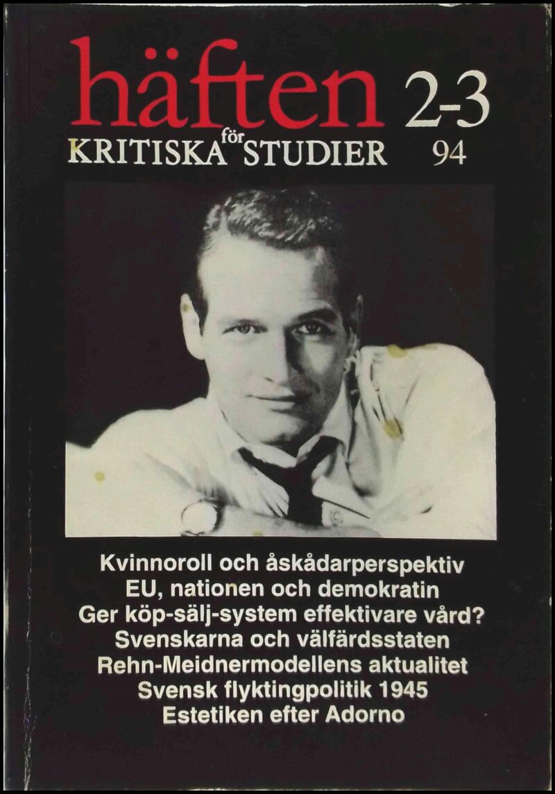 Häften för kritiska studier : 1994 / 2-3
