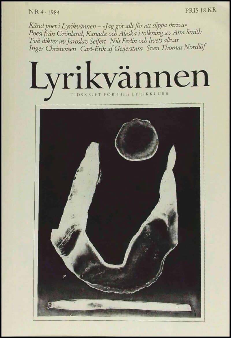 Lyrikvännen : 1984 / 4