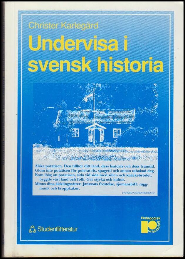 Christer Karlegärd : Undervisa i svensk historia