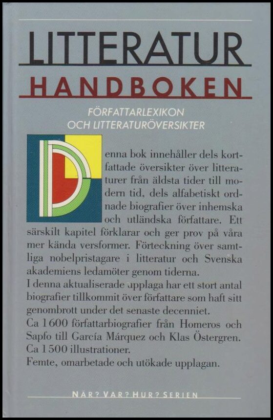Britt Dahlström : Litteraturhandboken