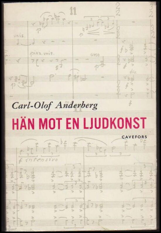 Carl-Olof Anderberg : Hän mot en ljudkonst