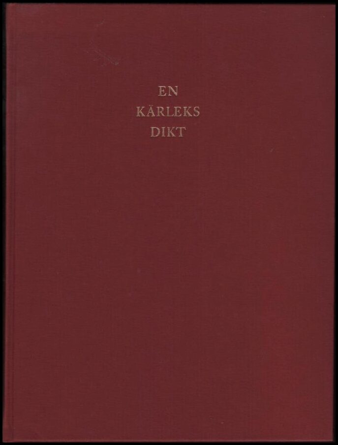 Lars Forssell : En kärleksdikt