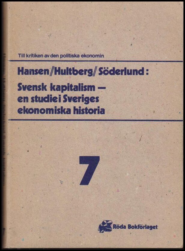 Hansen ; Hultberg ; Söderlund : Svensk kapitalism