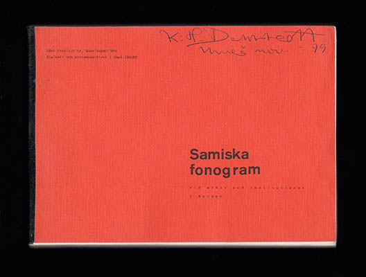 Åke Hansson : Samiska fonogram