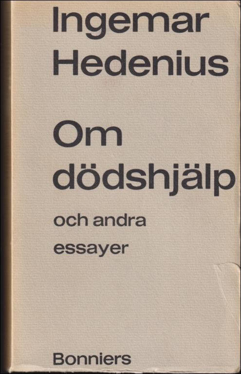 Ingemar Hedenius : Om dödshjälp
