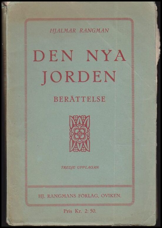 Hjalmar Rangman : Den nya jorden