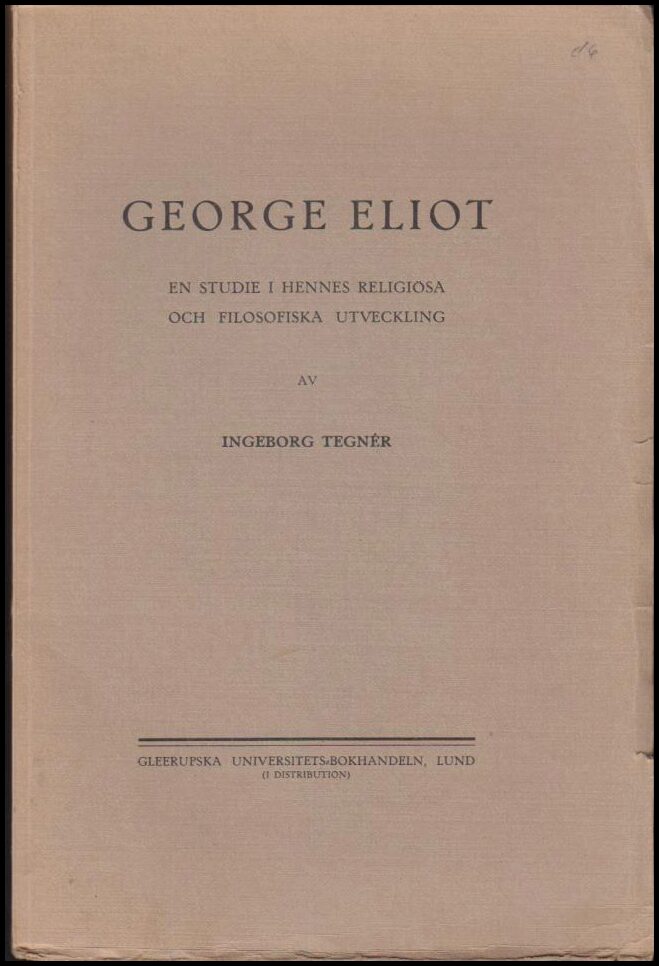 Ingebord Tegnér : George Eliot