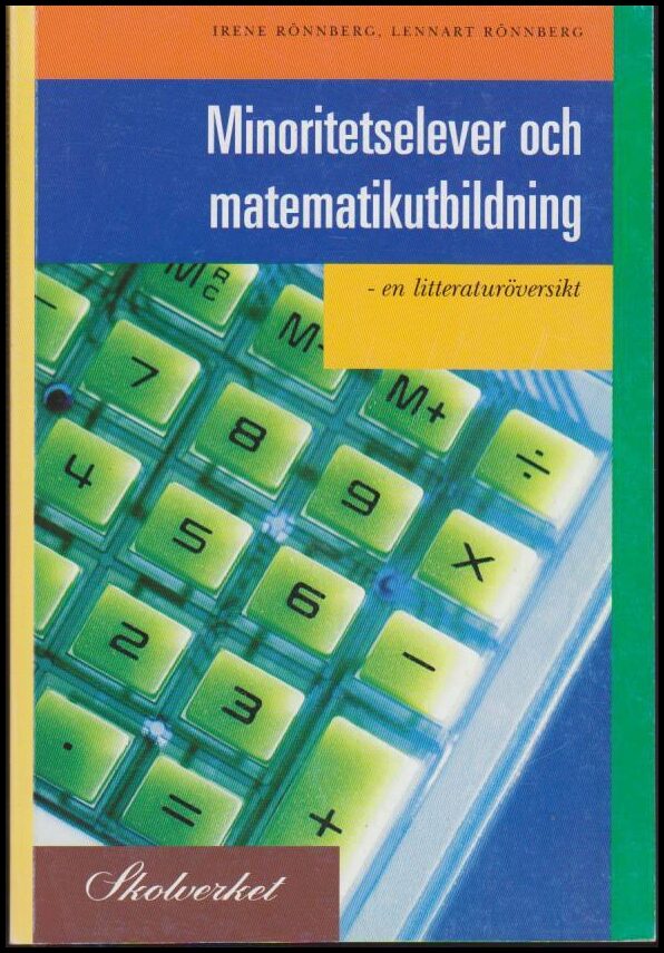 Rönnberg, Irene ; Rönnberg, Lennart : Minoritetselever och matematikutbildning