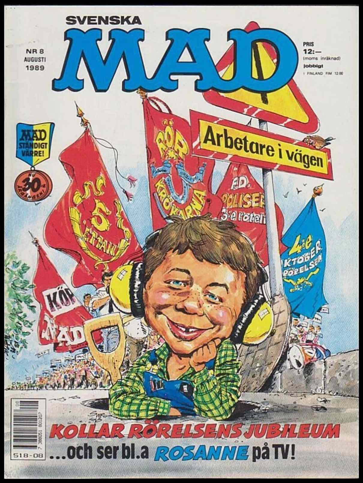 Svenska MAD Magazine : 1989 / 8