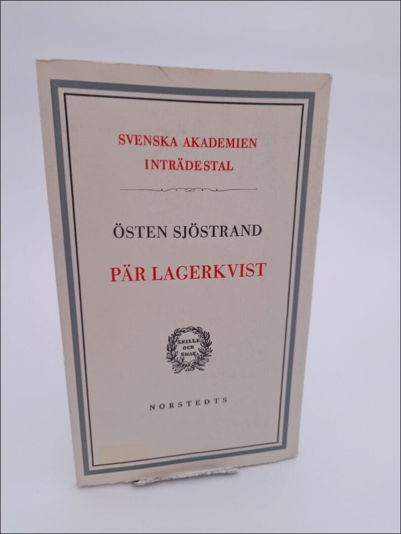 Östen Sjöstrand : Pär Lagerkvist
