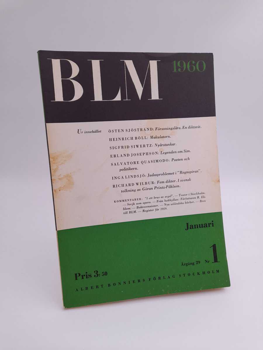 Bonniers litterära magasin : 1960/1