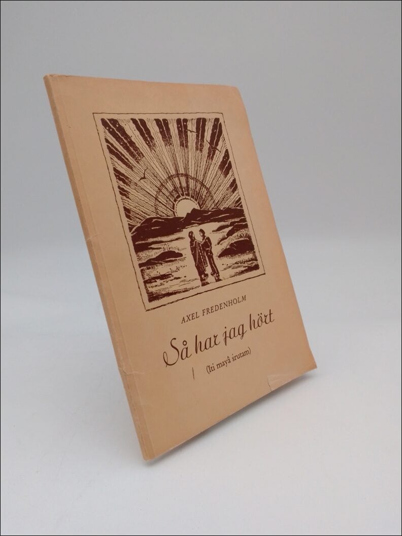 Axel Fredenholm : Så har jag hört