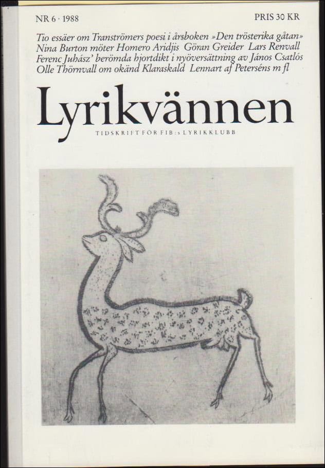Lyrikvännen : 1988 / 6