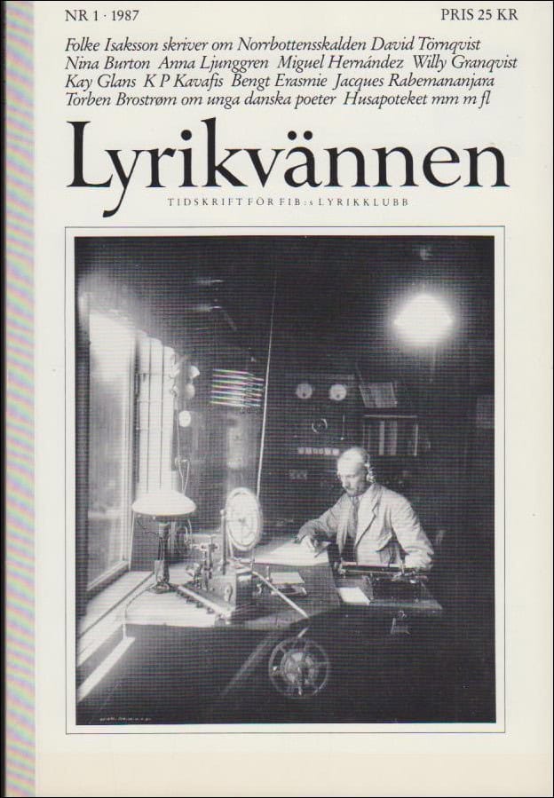 Lyrikvännen : 1987 / 1