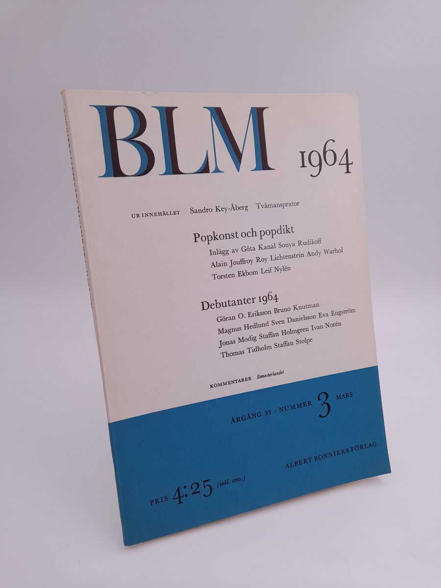 Bonniers litterära magasin : 1964/3
