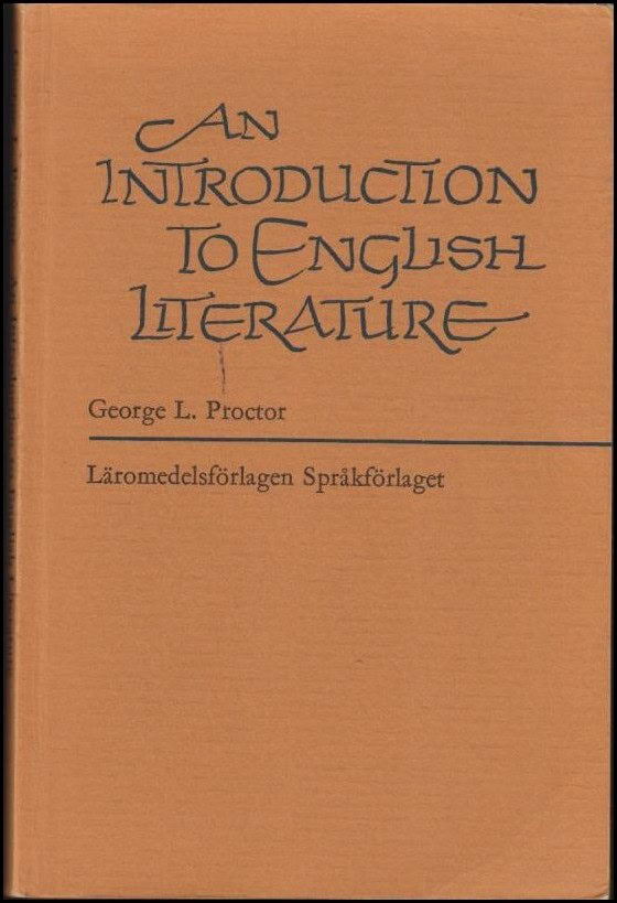 George L. Proctor : An introduction to English literature