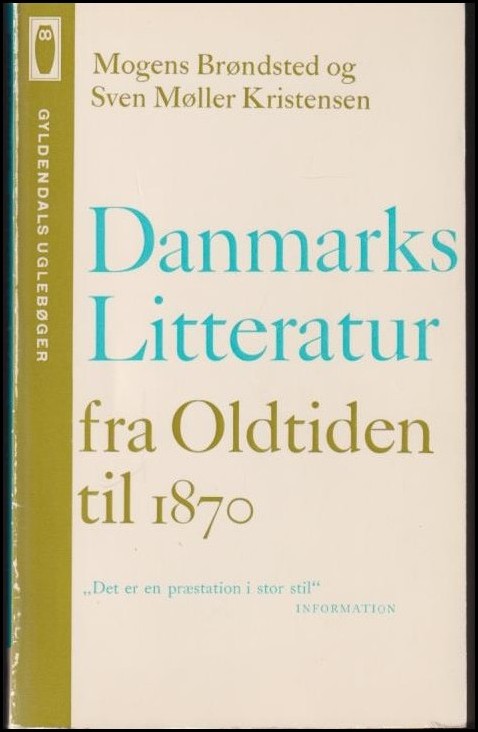 Mogens Brøndsted : Danmarks litteratur