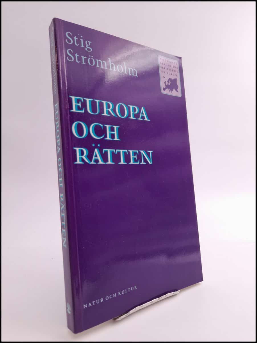 Stig Strömholm : Europa och rätten