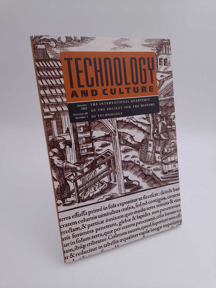 Technology and culture : 2003/1