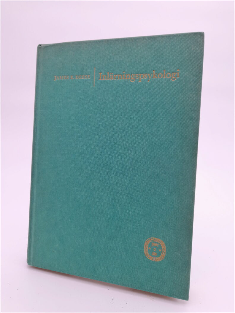 James E. Deese : Inlärningspsykologi