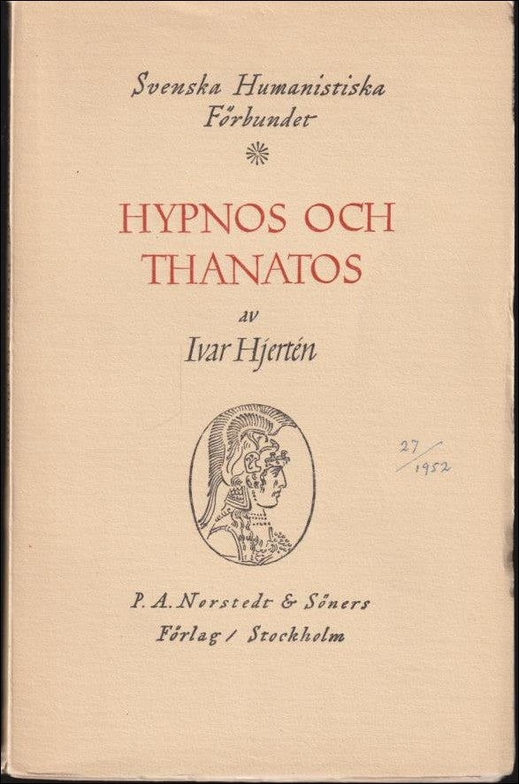 Ivar Hjertén : Hypnos och Thanatos